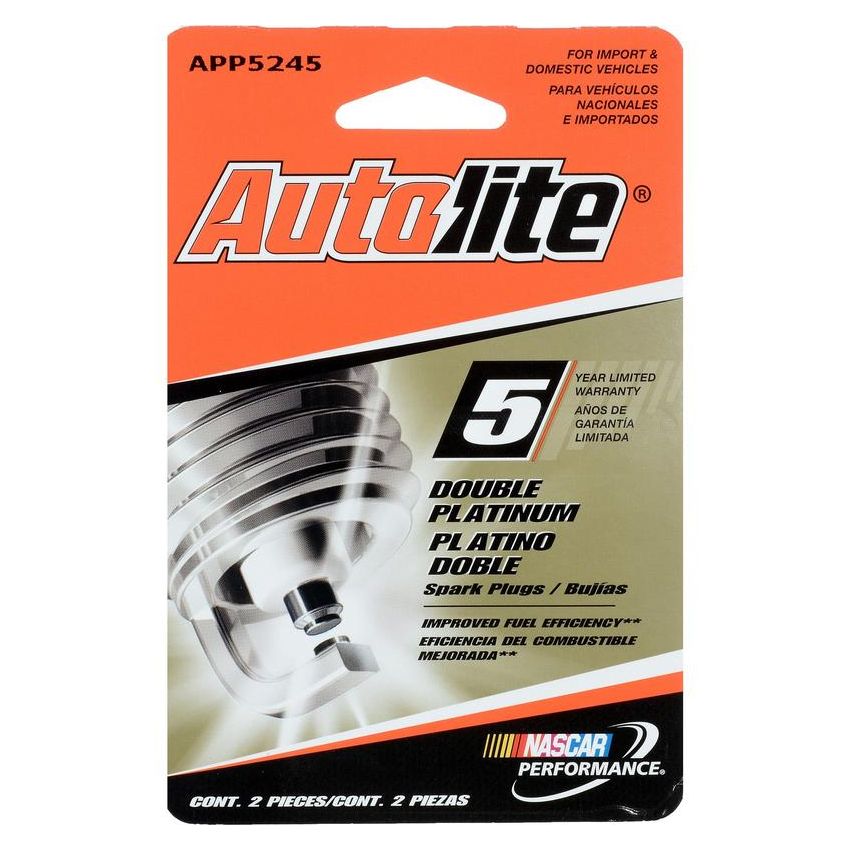 AUTOLITE SPARK PLUGS APP5245DP2 Autolite APP5245DP2 Double Platinum Spark Plug