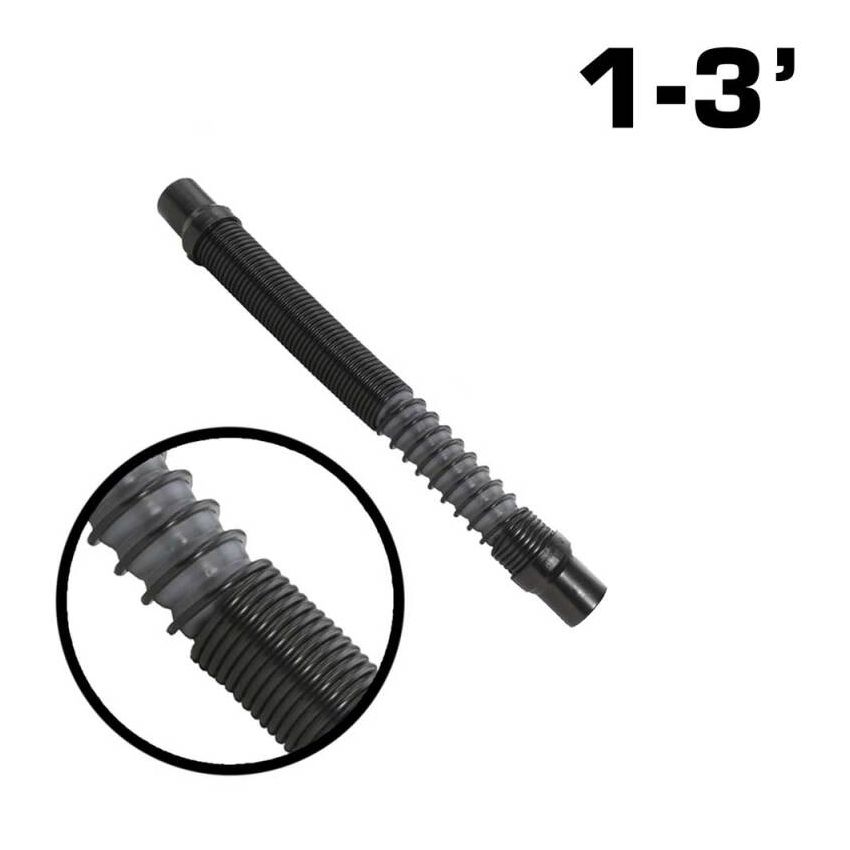 Rugged Radios MAC-X-HOSE-12 1 to 3 Ft MAC-X Expandable Ultra Flex Helmet Air Pumper System Hose by