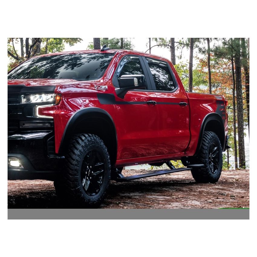 AMP Research 76254-01A 19-21 Chevy Silverado 1500 Crew Cab PowerStep Plug N Play - Black (w/OEM Illumination)
