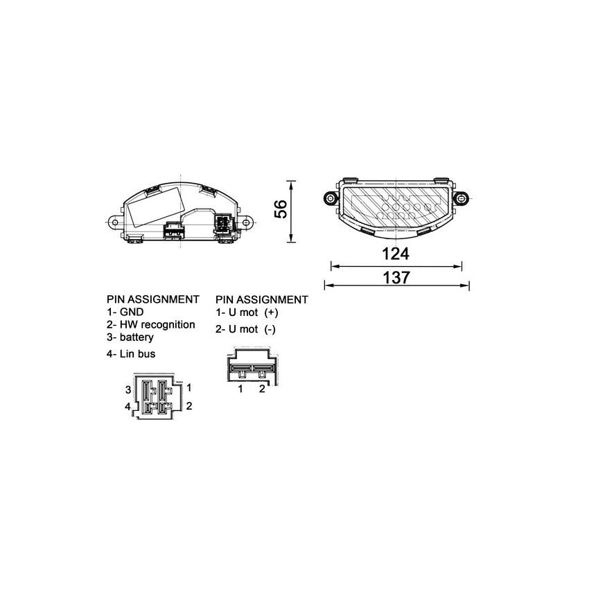 BEHR ABR 155 000P HVAC Blower Motor Regulator