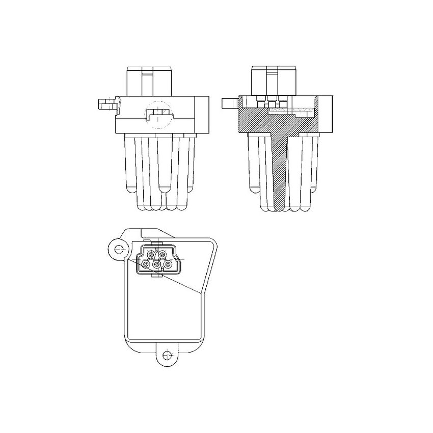 BEHR ABR 41 000P HVAC Blower Motor Regulator