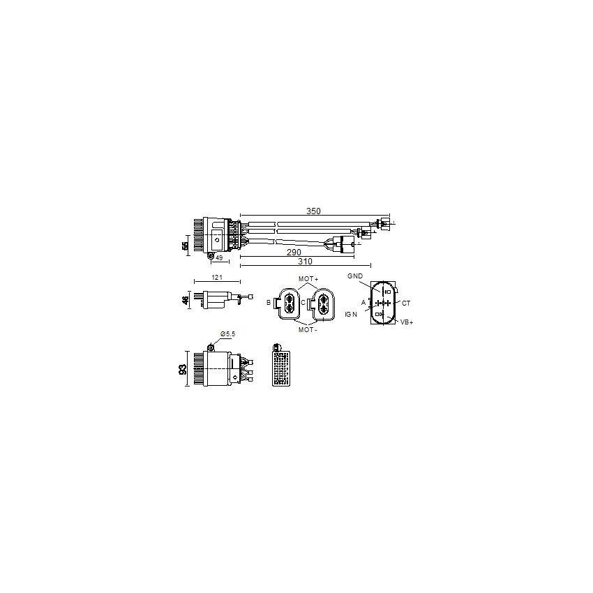 BEHR ABR 78 000S HVAC Blower Motor Regulator