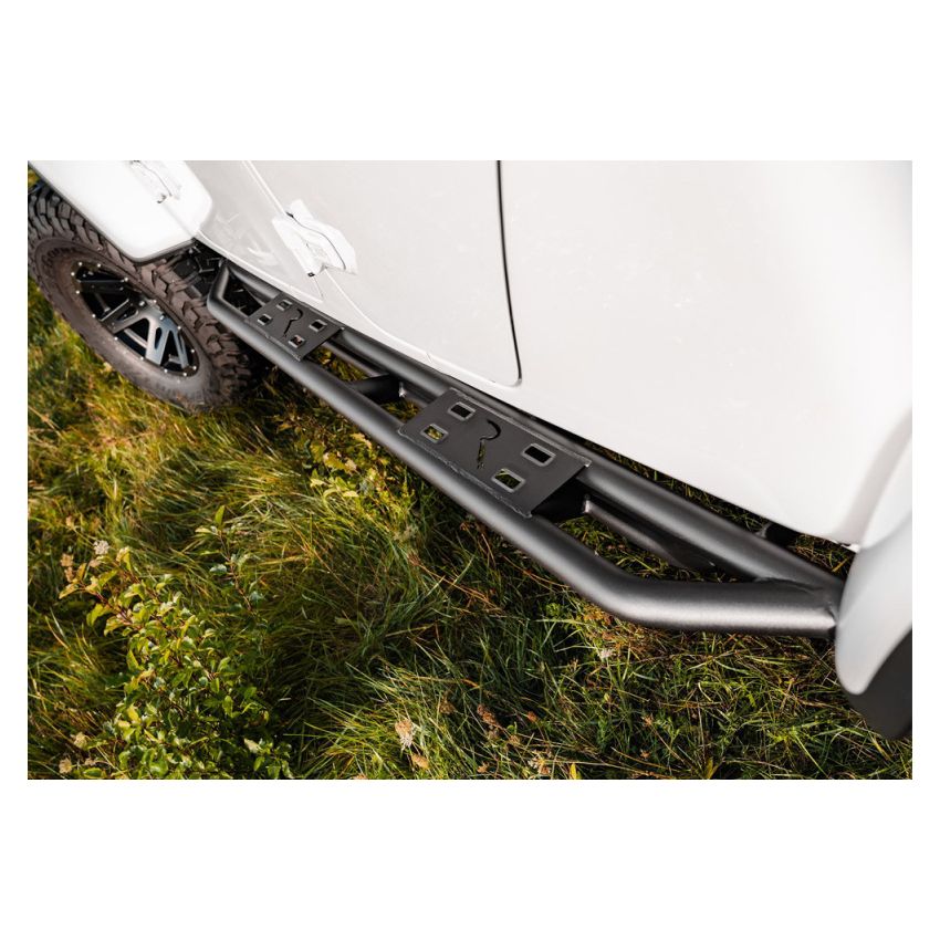 Rampage 88736 20-22 Jeep Gladiator SRS Sidebar Rock Crawler Steps - Black