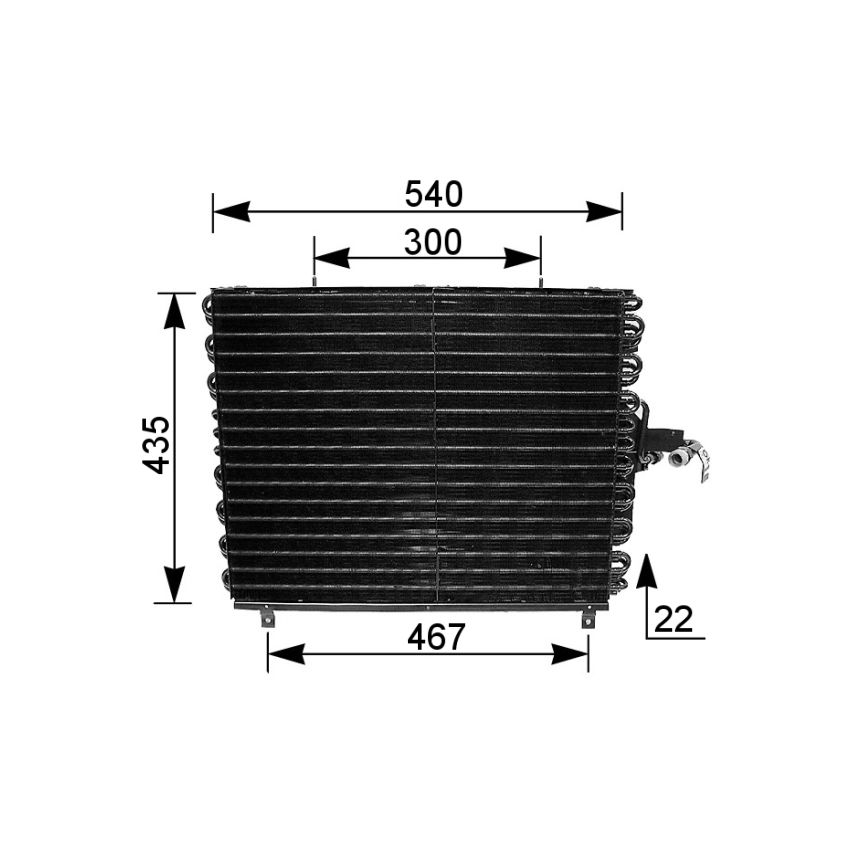 BEHR AC 166 000S A/C Condenser