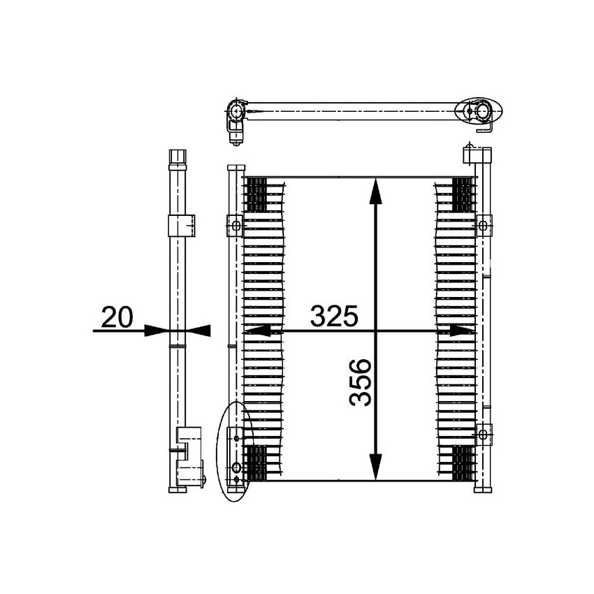 BEHR AC 199 000S A/C Condenser