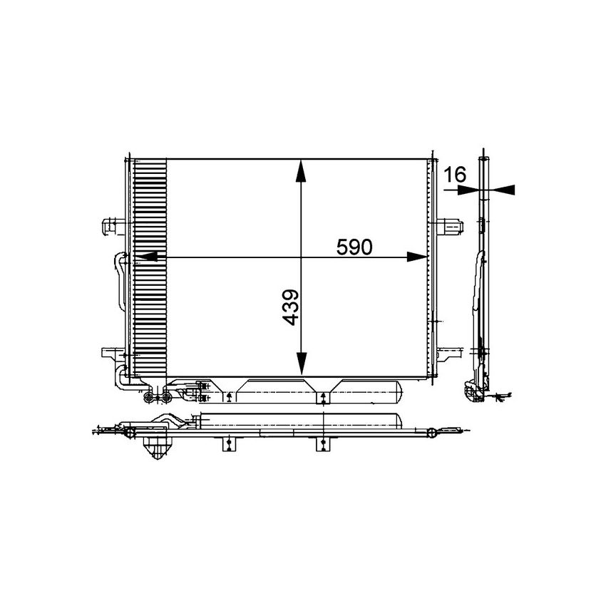 BEHR AC 318 000P A/C Condenser