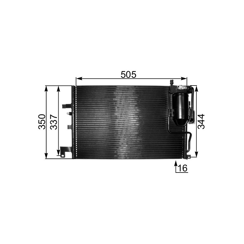 BEHR AC 322 000S A/C Condenser