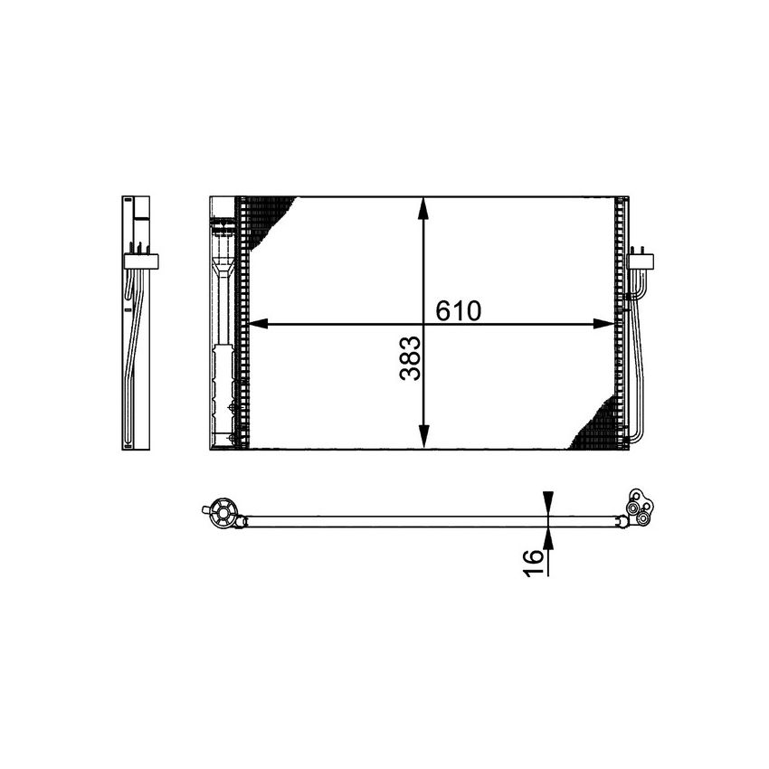 BEHR AC 345 000P A/C Condenser