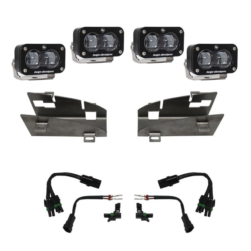 Baja Designs 448164 Dodge/Ram Dual S2 SAE Fog Pocket Light Kit