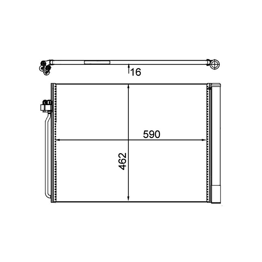 BEHR AC 405 000P A/C Condenser