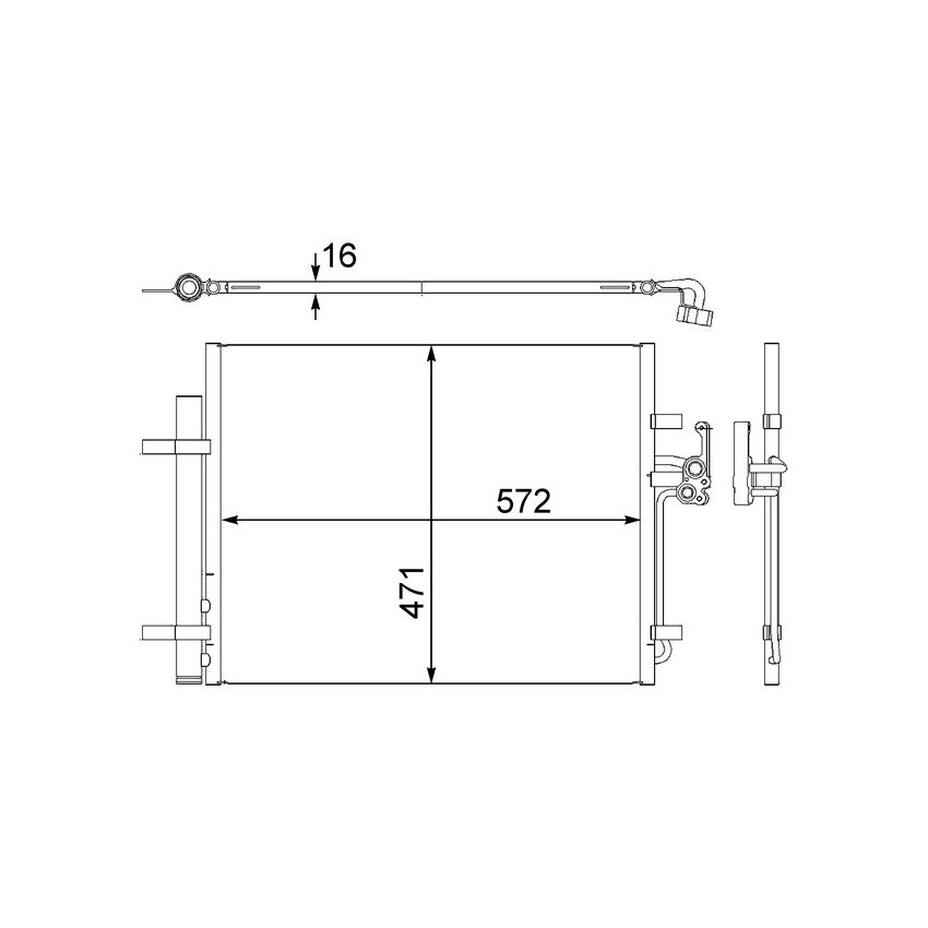 BEHR AC 441 000S A/C Condenser