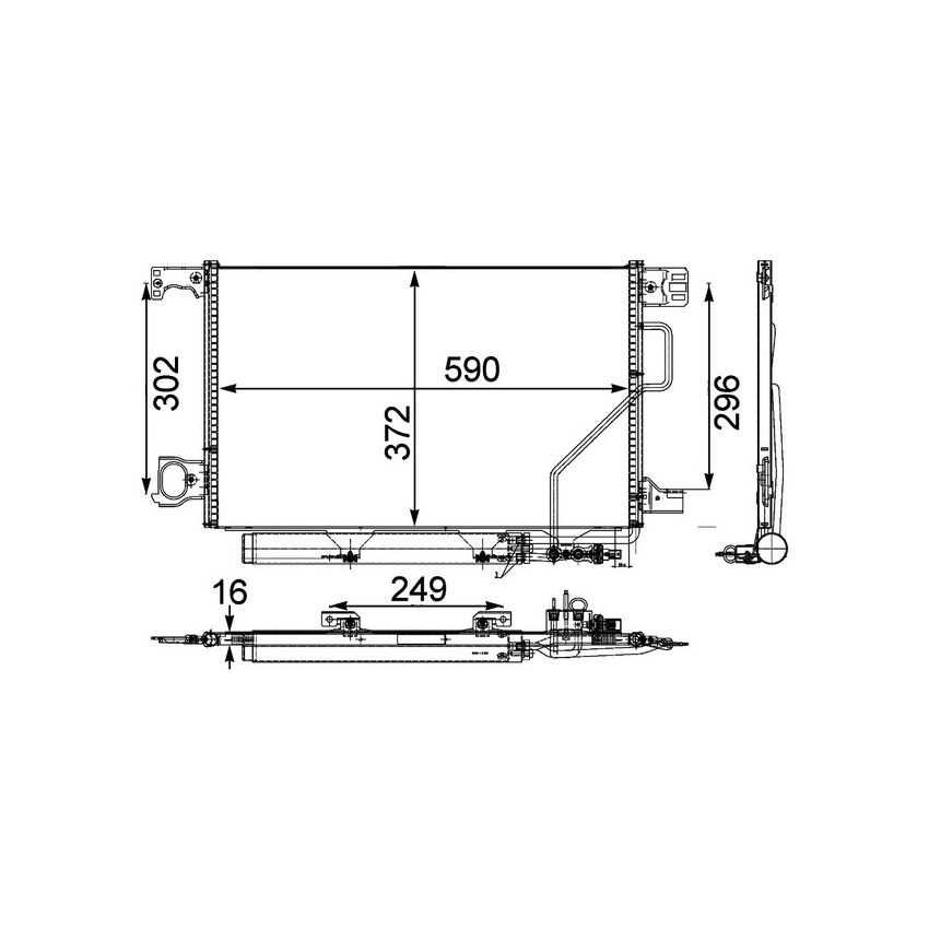 BEHR AC 450 000P A/C Condenser