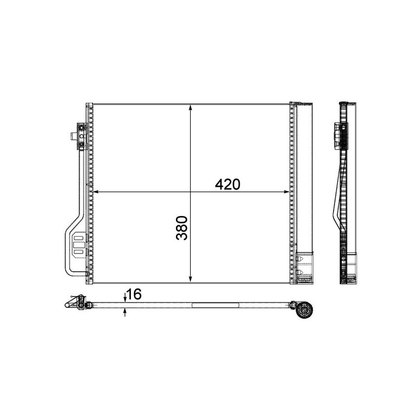 BEHR AC 488 000P A/C Condenser
