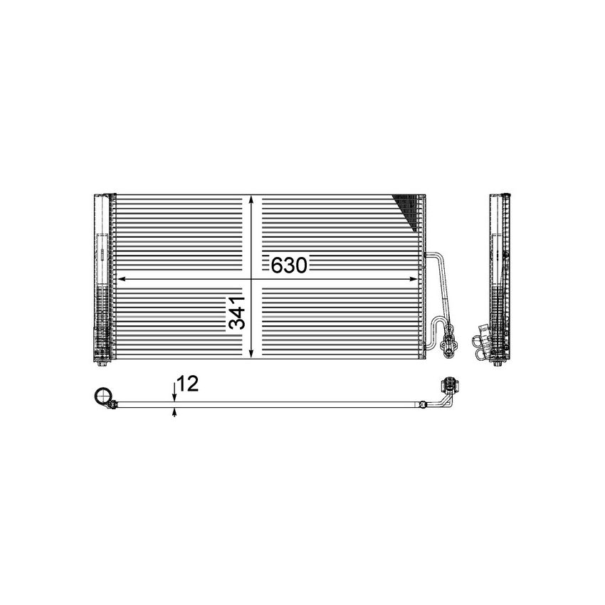BEHR AC 590 000P A/C Condenser