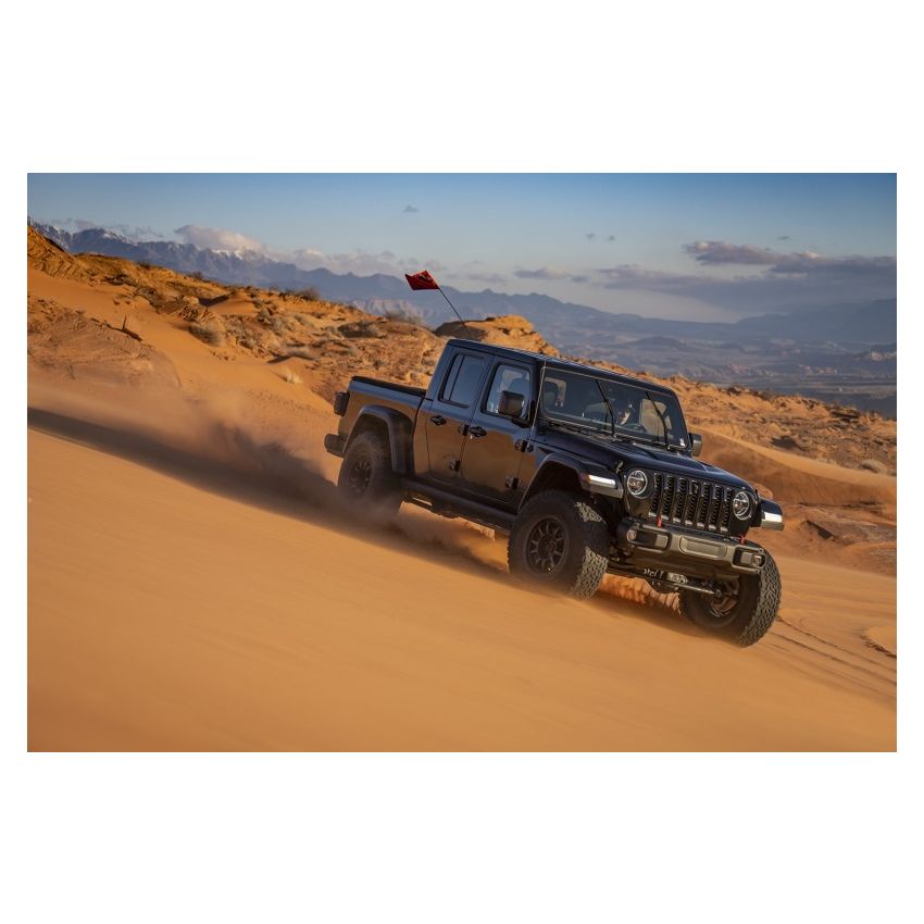 FOX 883-26-075 20-Up Jeep Gladiator 2.5 Performance Series Smooth Body Piggyback DSC Rear Shock 3.5-4in. Lift