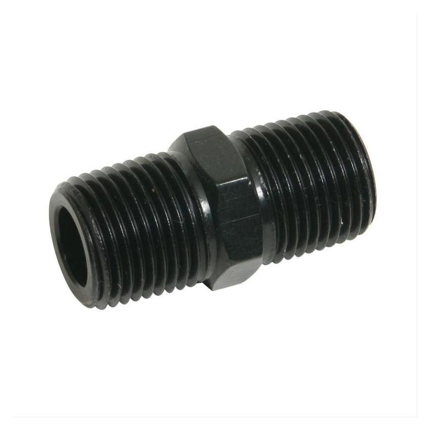 FRAGOLA FRG491102-BL 1/4 MPT Pipe Nipple Black