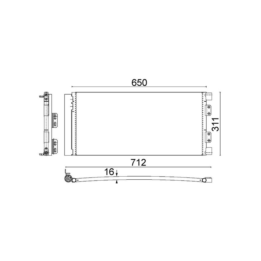 BEHR AC 640 000S A/C Condenser