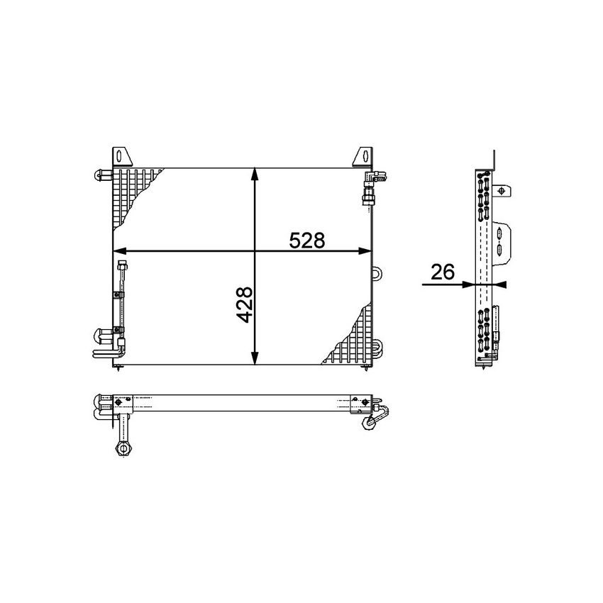 BEHR AC 656 000P A/C Condenser