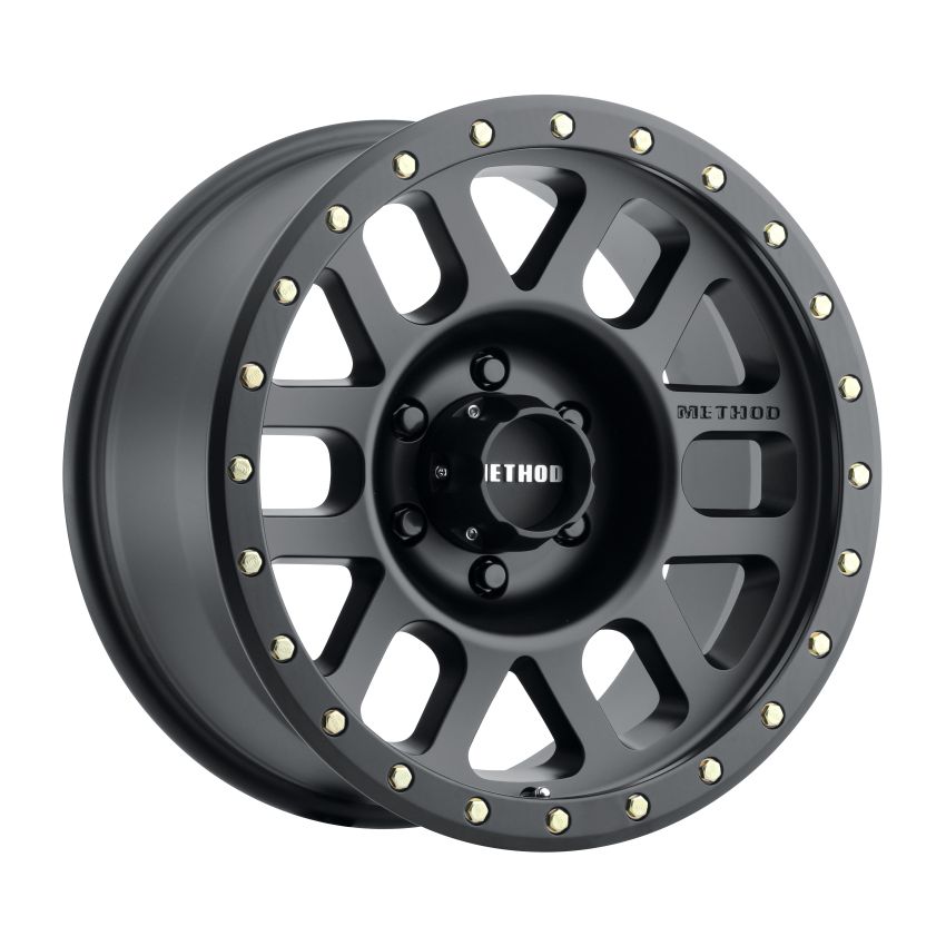 Method Wheels MR30978560500 Method MR309 Grid 17x8.5 0mm Offset 6x5.5 108mm CB Matte Black Wheel