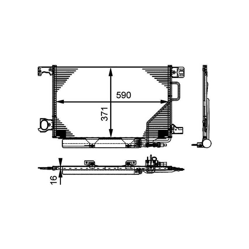 BEHR AC 662 000P A/C Condenser