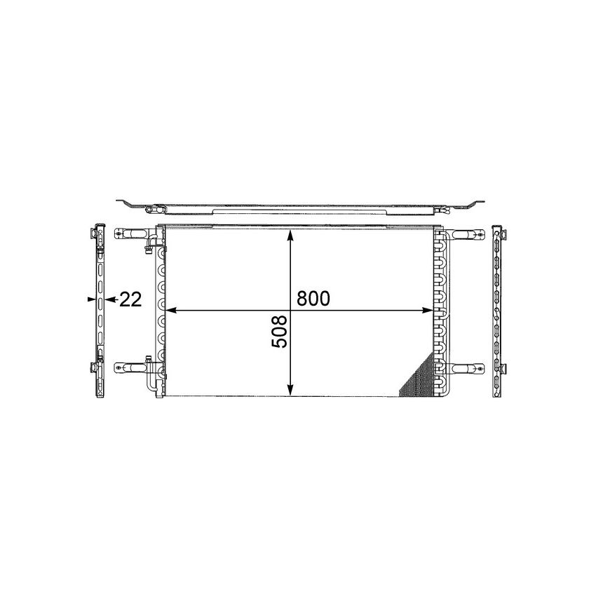 BEHR AC 684 000P A/C Condenser