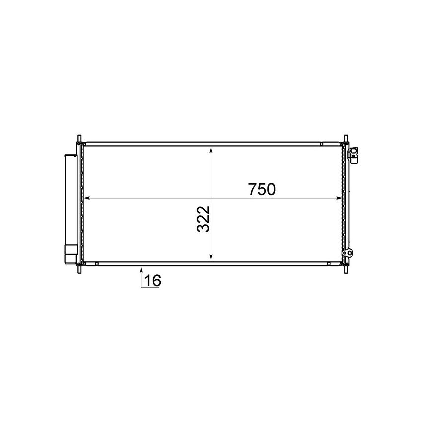 BEHR AC 717 000S A/C Condenser