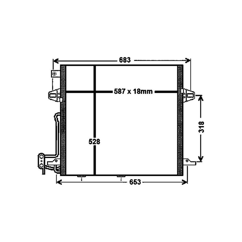BEHR AC 756 000P A/C Condenser