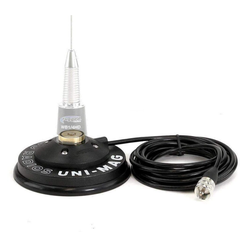 Rugged Radios UNI-MAG UNI-MAG Universal NMO or Magnetic Antenna Mount