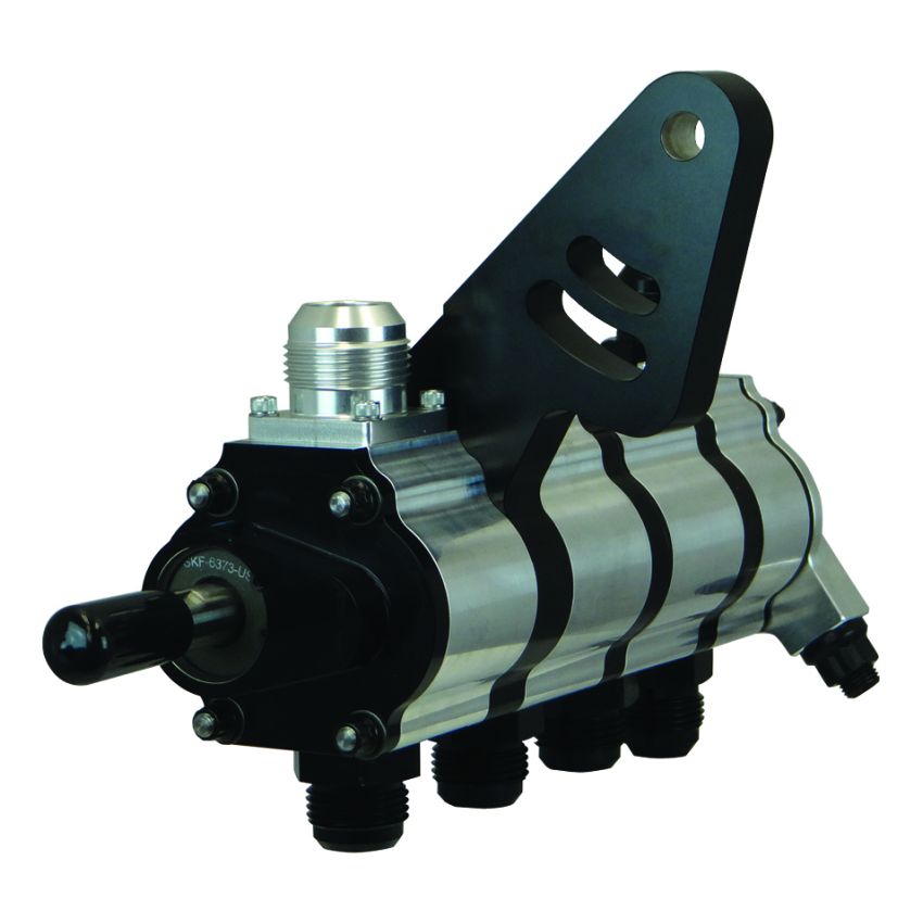 Moroso 22324 Dragster 4 Stage Dry Sump Oil Pump - Tri-Lobe - Right Side - 1.200 Pressure