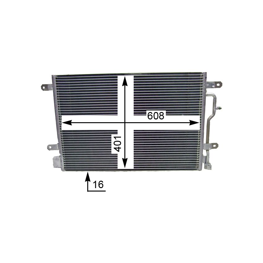 BEHR AC 807 000S A/C Condenser