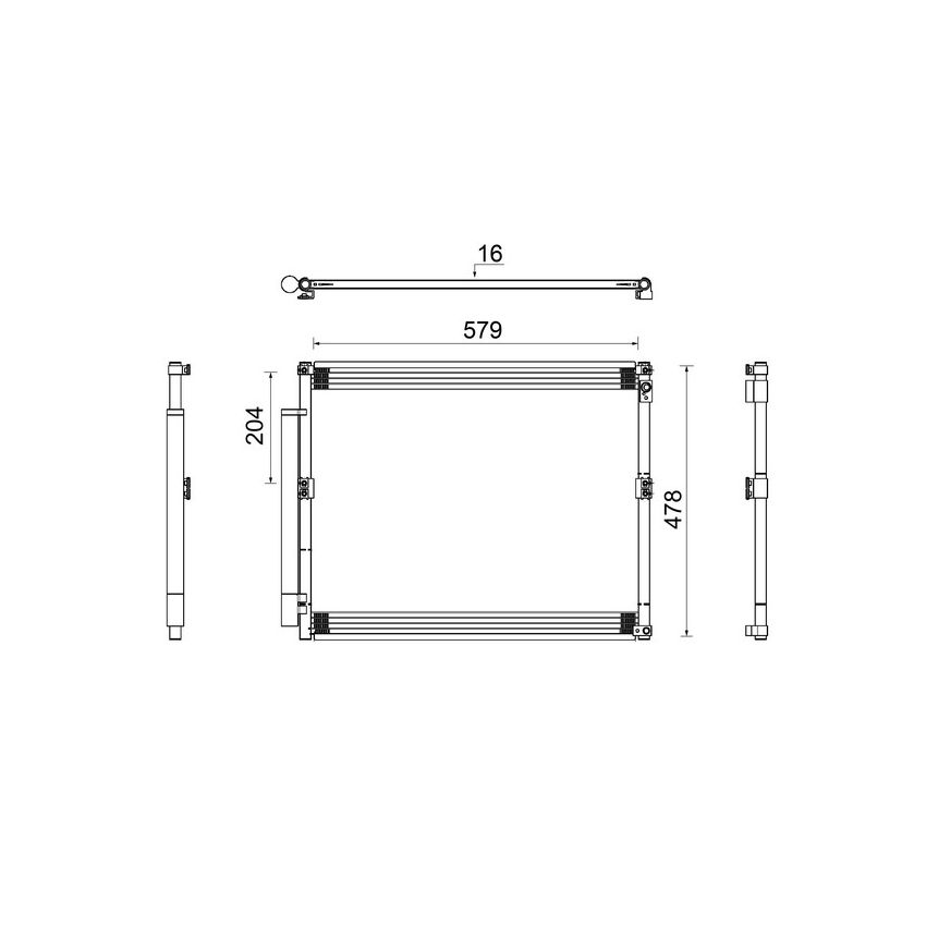 BEHR AC 838 000S A/C Condenser