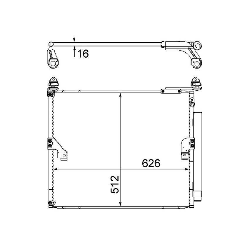 BEHR AC 862 000S A/C Condenser