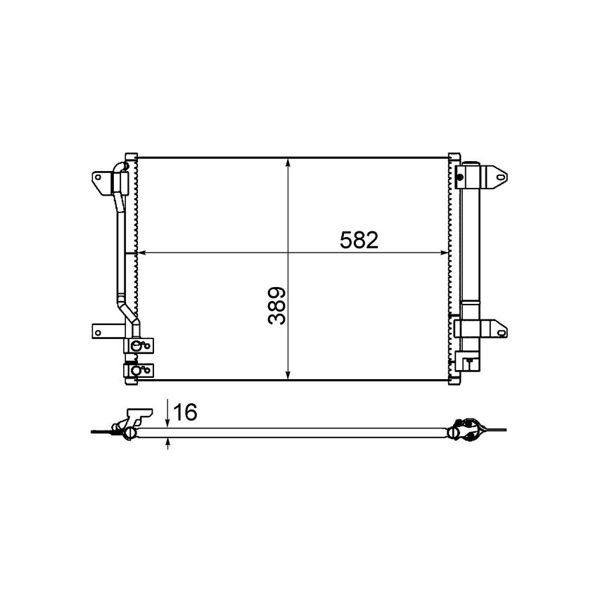 BEHR AC 864 000S A/C Condenser