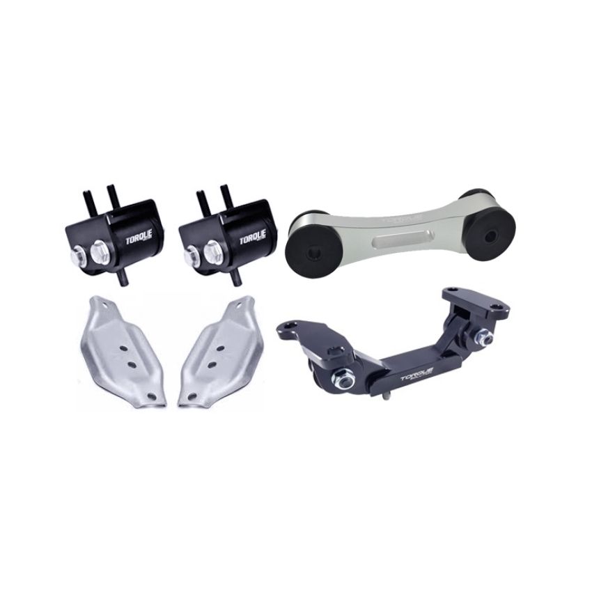 Torque Solution Engine/Trans/Silver Pitch Mount Kit w/Mount Plates 02-14 Subaru WRX/2004+ Subaru STI
