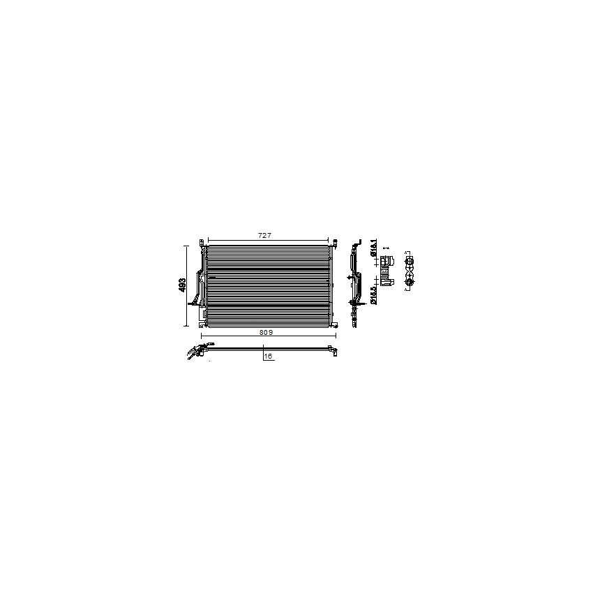 BEHR AC 908 000S A/C Condenser
