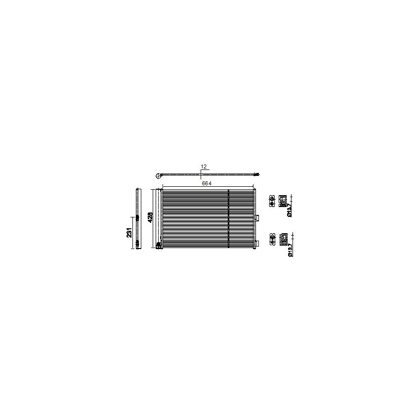 BEHR AC 911 000S A/C Condenser