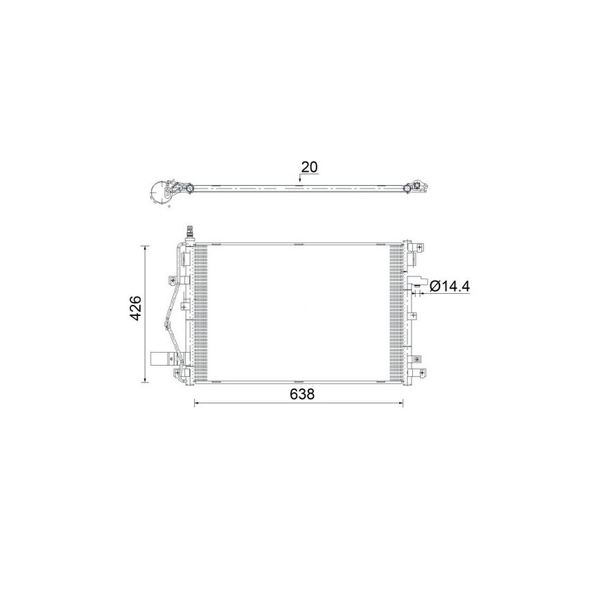 BEHR AC 924 000S A/C Condenser