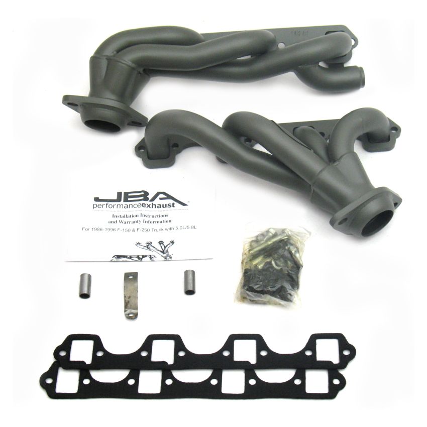 JBA 87-96 Ford F-150 5.8L SBF 1-5/8in Primary Ti Ctd Cat4Ward Header