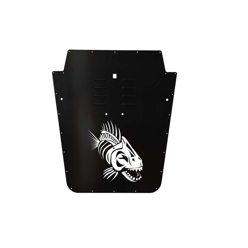 Fishbone Offroad 07-12 Jeep Wrangler JK Hood Louver - Black
