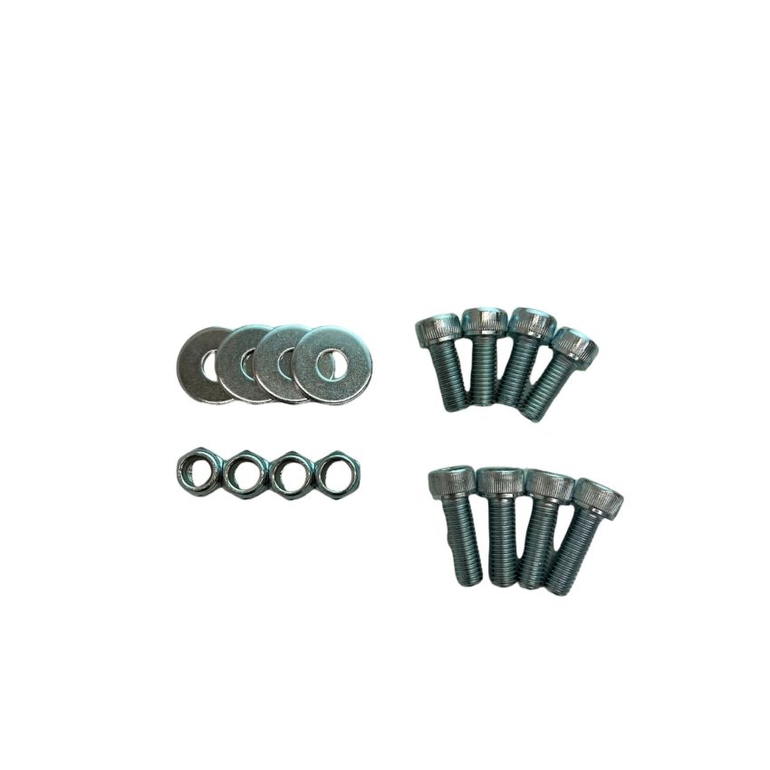 SPARCO SCO50001ZN Bottom Seat Mount Hardware Kit Black Zinc