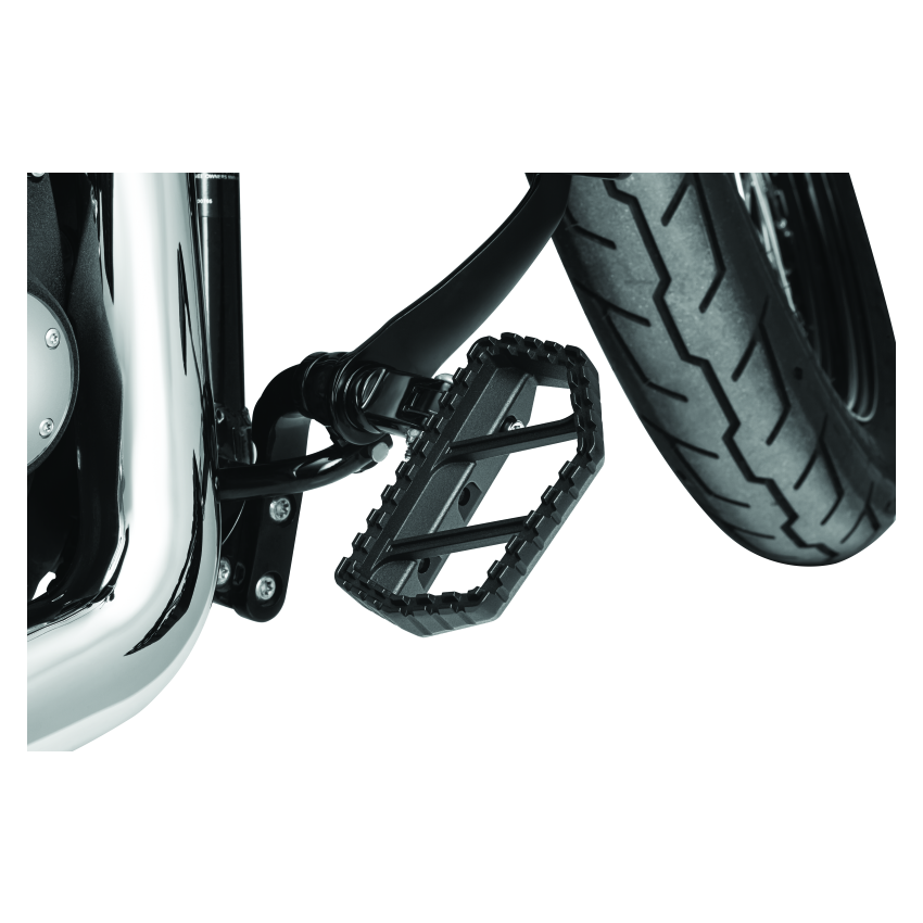 Kuryakyn 8888 Splined Peg Adapter Harley-Davidson Male Mount Black