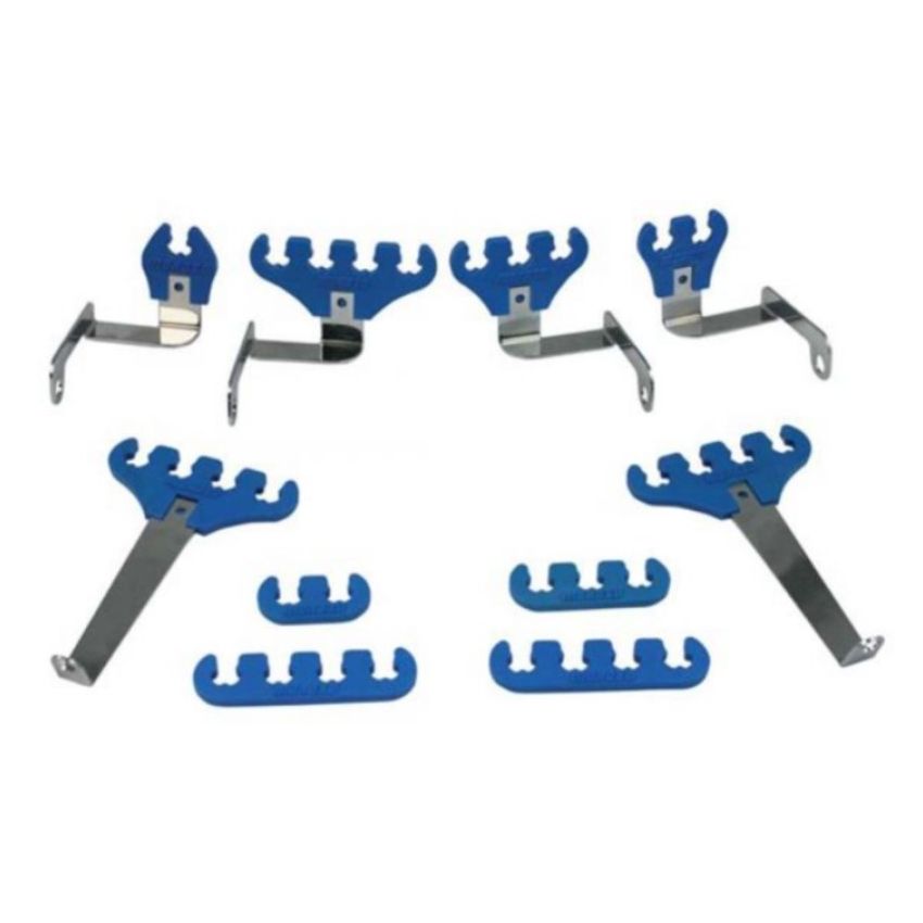 MOROSO MOR72130 SBF Spark Plug Wire Loom Kit - Blue