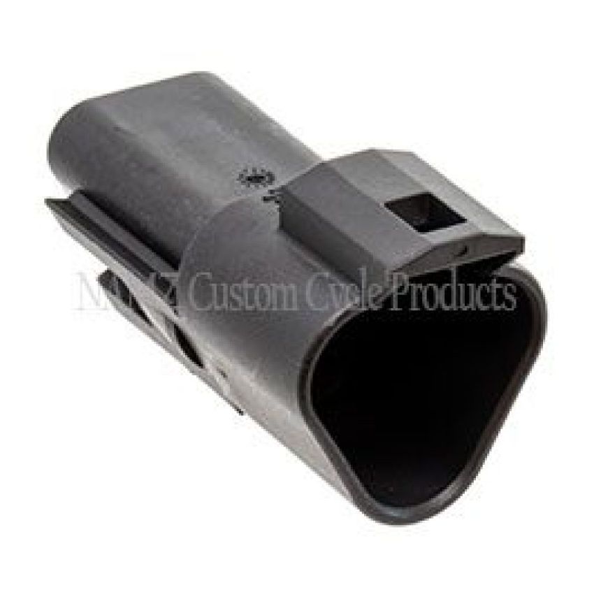 NAMZ DR-3B Deutsch DT Series 3-Wire Receptacle & Wedgelock - Black (HD 72103-94BK)