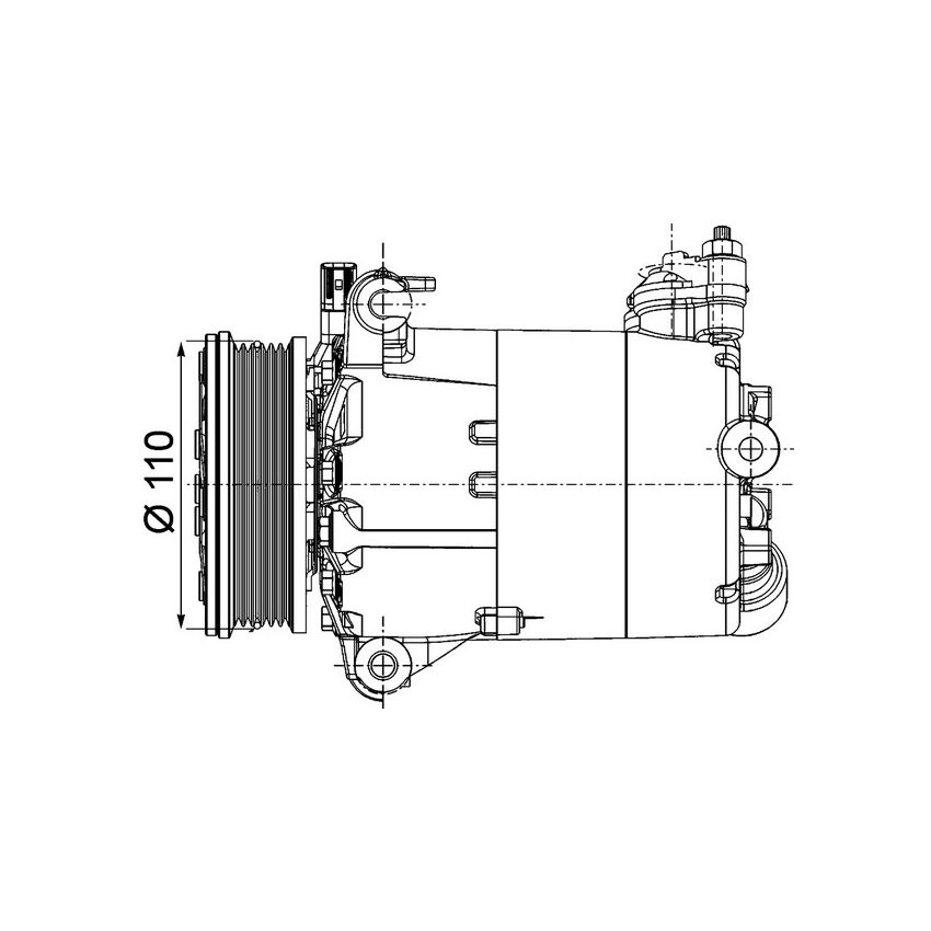 BEHR ACP 1357 000P A/C Compressor