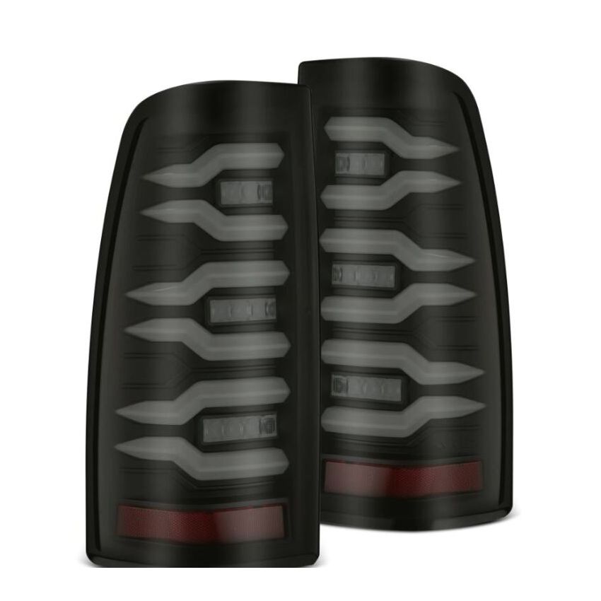 AlphaRex 620006 99-06 Chevrolet Silverado/99-06 GMC Sierra LUXX-Series LED Tail Lights - Black