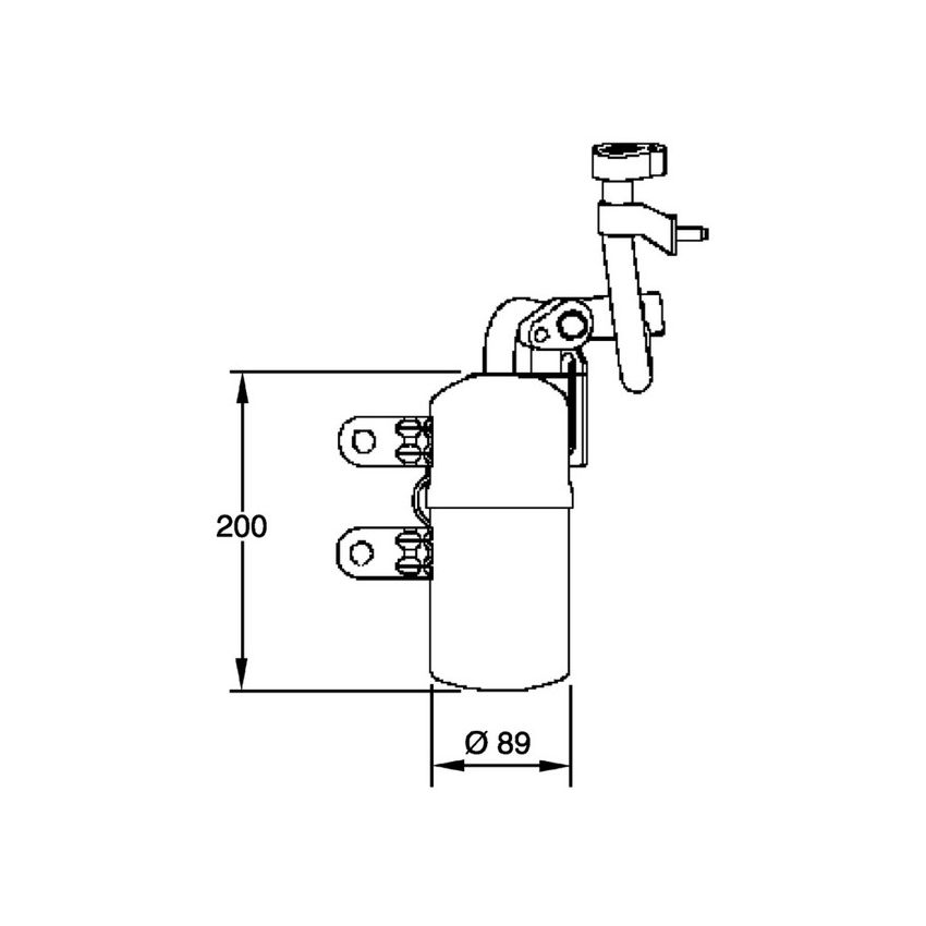 BEHR AD 280 000P A/C Receiver Drier