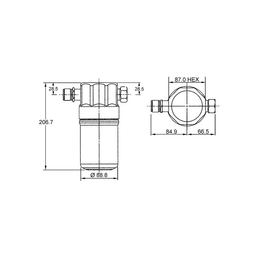 BEHR AD 36 000S A/C Receiver Drier