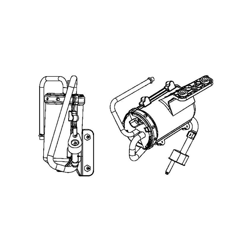 BEHR AD 46 000P A/C Receiver Drier