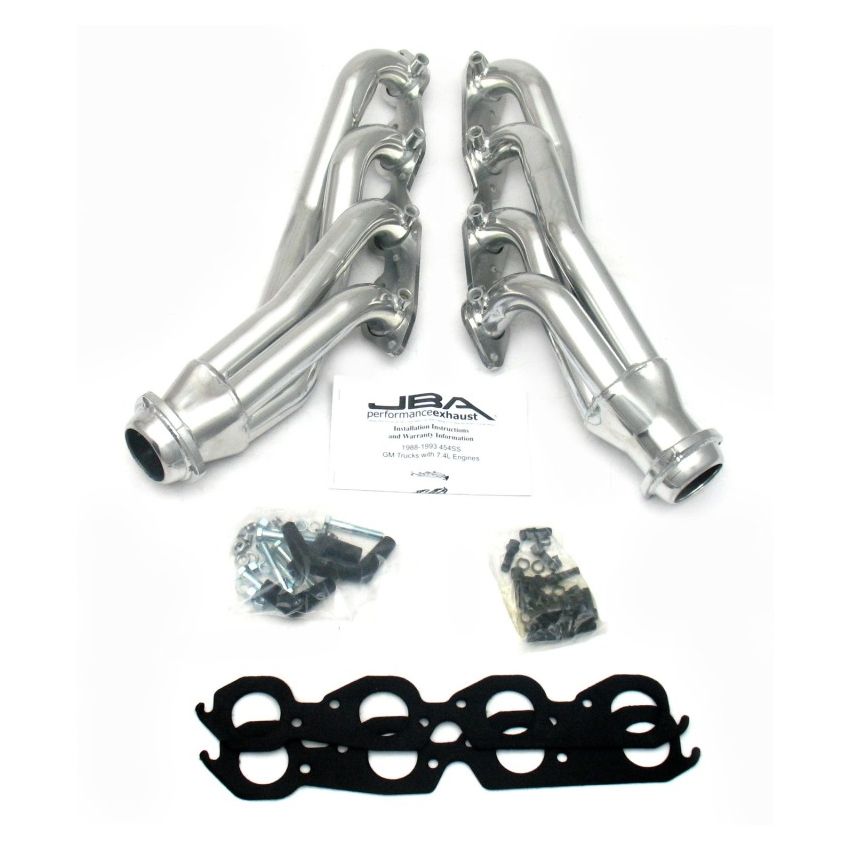 JBA 88-93 GM Truck 7.4L BBC w/A.I.R. 1-3/4in Primary Silver Ctd Cat4Ward Header