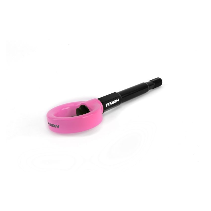 Perrin 15-19 Subaru WRX/STI Tow Hook Kit (Rear) - Hyper Pink